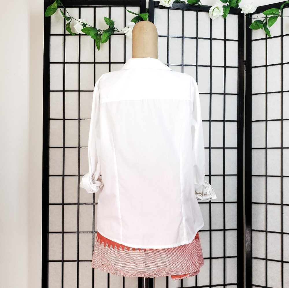 Basic White Button Up - Picture 3 of 6